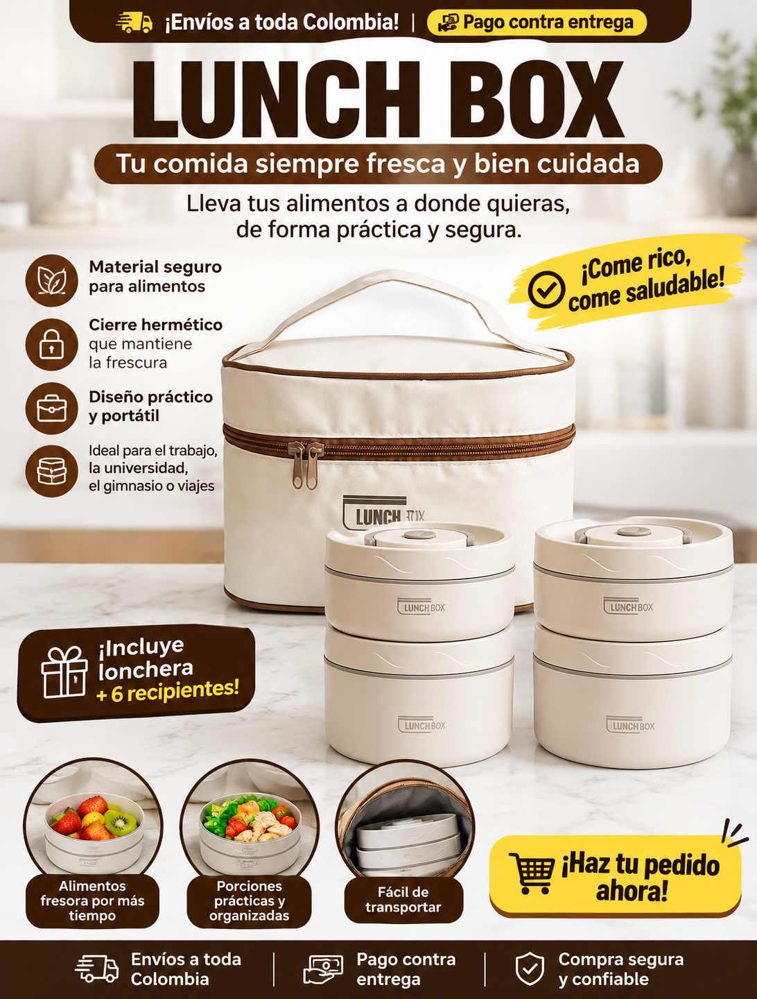 Lonchera Termica X4