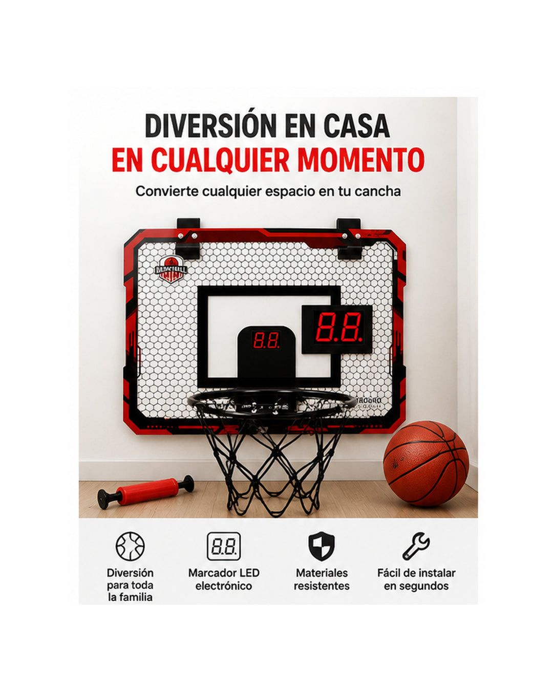 Mini Canasta De Baloncesto Para Interior