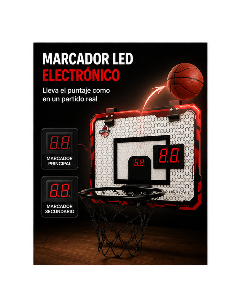 Mini Canasta De Baloncesto Para Interior