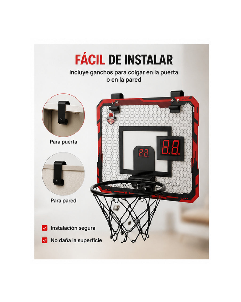 Mini Canasta De Baloncesto Para Interior