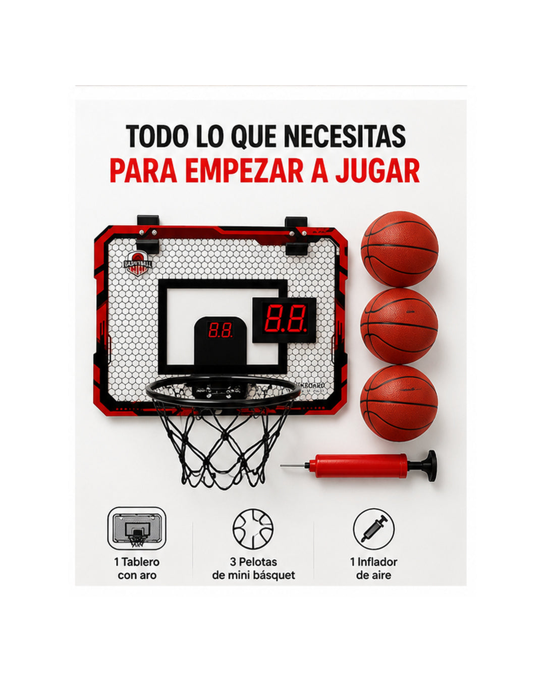 Mini Canasta De Baloncesto Para Interior