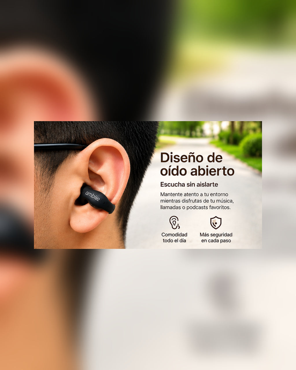AUDIFONOS AMBIE NEGRO