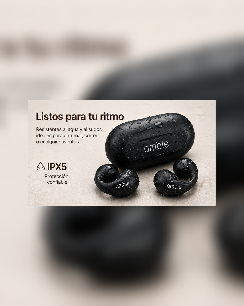 AUDIFONOS AMBIE NEGRO