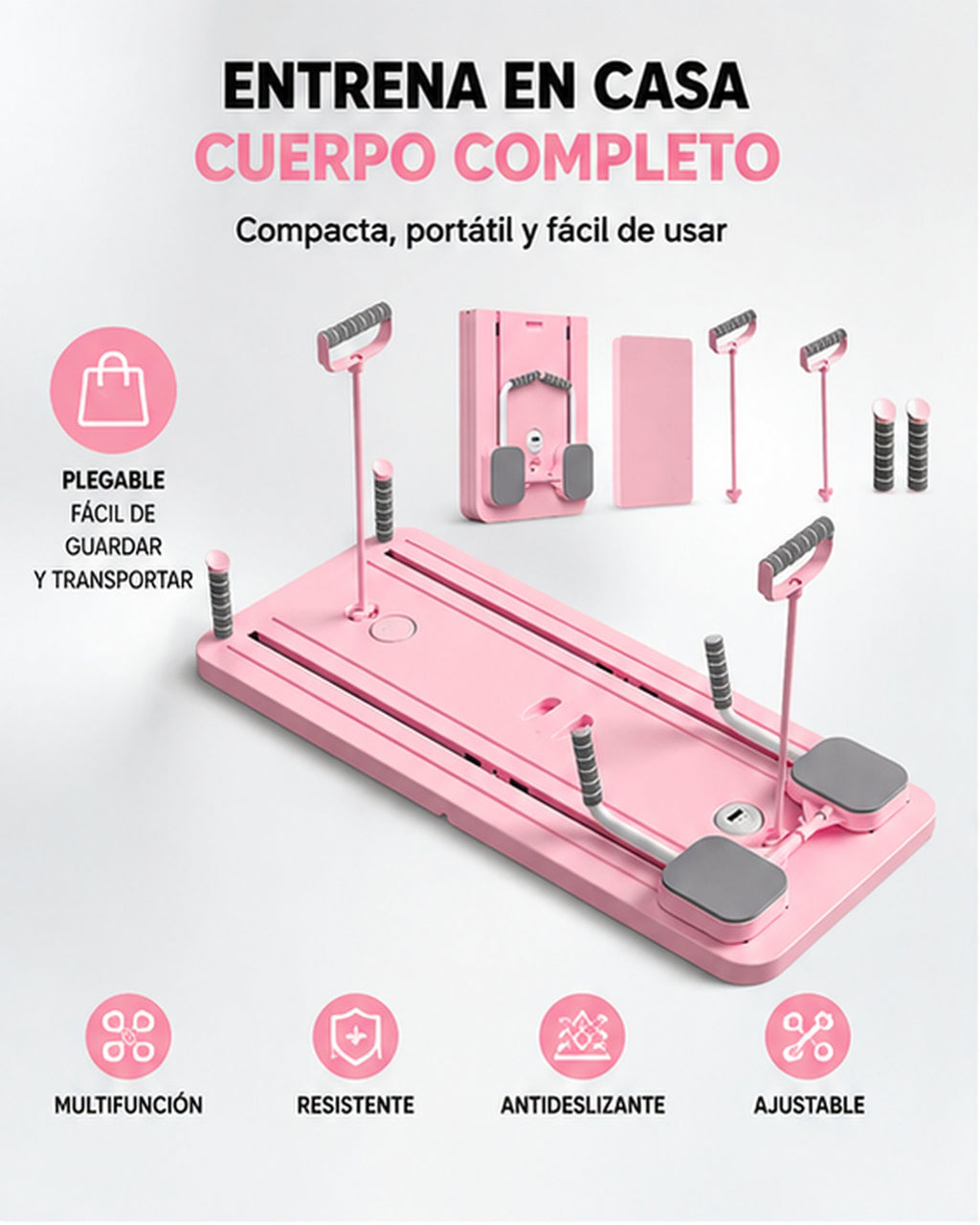 Tabla Pilates Ejercicios Multifuncional