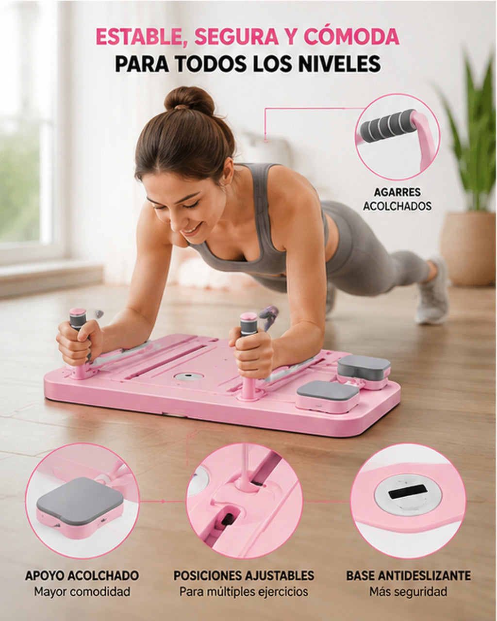 Tabla Pilates Ejercicios Multifuncional